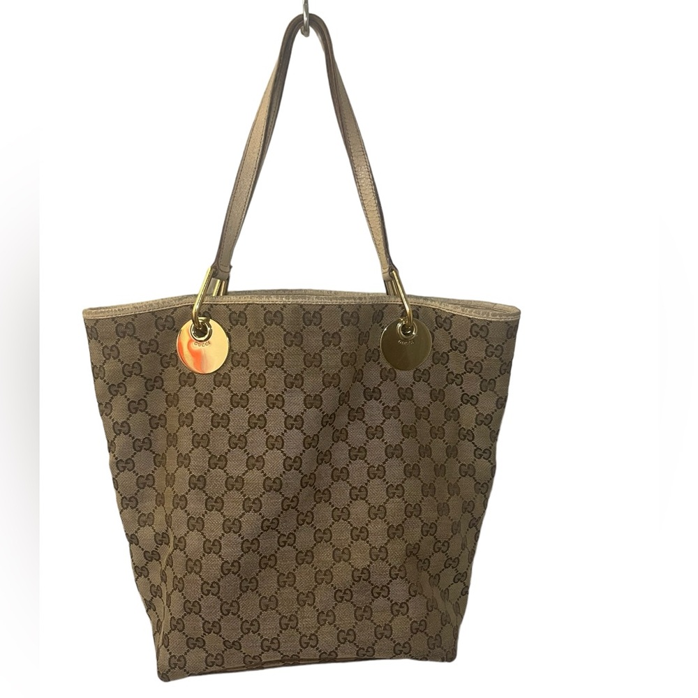Gucci Large GG Canvas Eclipse Tote. ALL ITEMS SHIP FREE!